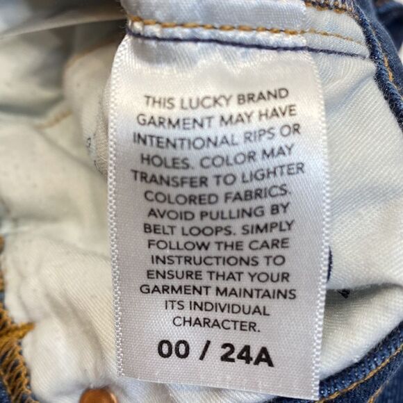 Lucky Brand High Rise Bridgette Button Up Skinny Jeans 00/24 - Picture 6 of 6